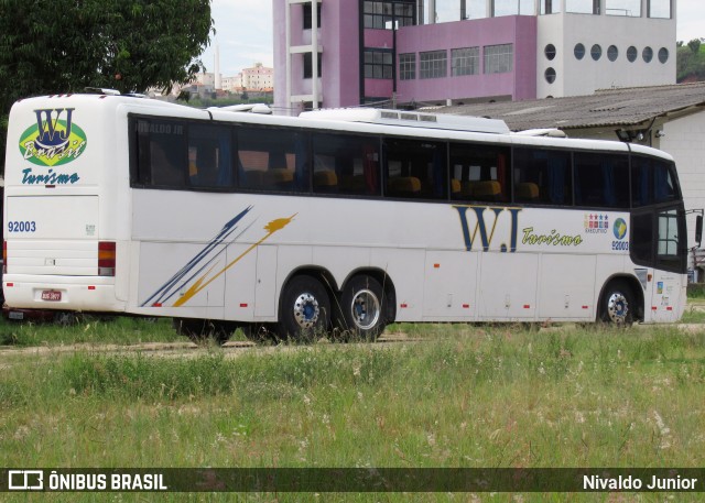 WJ Brasil Turismo 92003 na cidade de Votorantim, São Paulo, Brasil, por Nivaldo Junior. ID da foto: 7826851.