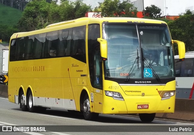 Viação Itapemirim 48101 na cidade de Barra Mansa, Rio de Janeiro, Brasil, por Luiz Petriz. Número da foto: #7826087.