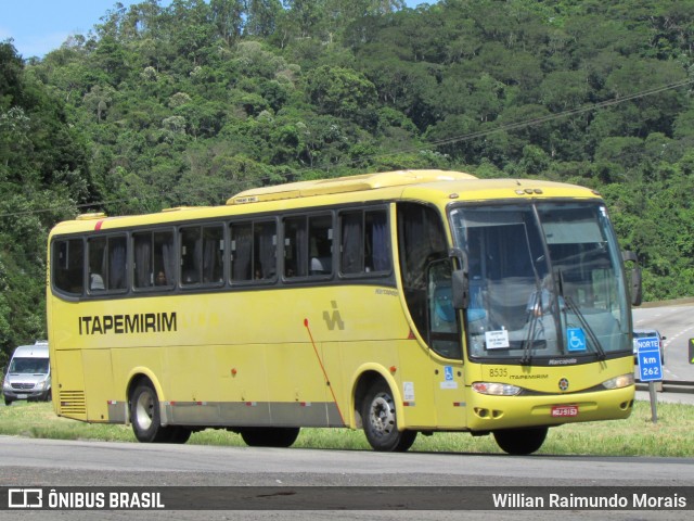 Viação Itapemirim 8535 na cidade de Rio Bonito, Rio de Janeiro, Brasil, por Willian Raimundo Morais. ID da foto: 7826738.