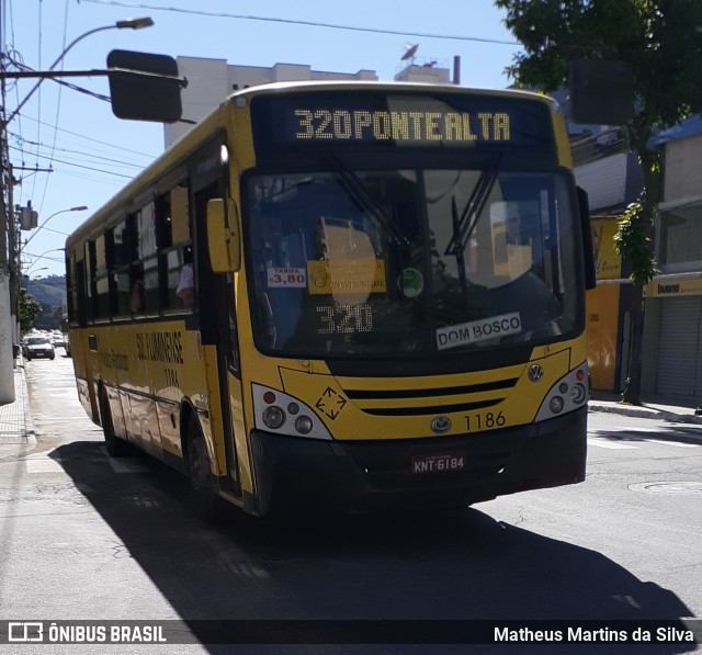 Viação Sul Fluminense 1186 na cidade de Volta Redonda, Rio de Janeiro, Brasil, por Matheus Martins da Silva. Número da foto: #7826622.