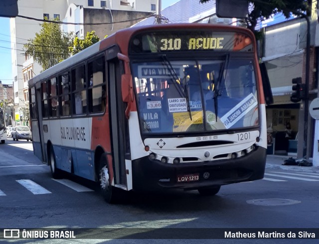 Viação Sul Fluminense 1201 na cidade de Volta Redonda, Rio de Janeiro, Brasil, por Matheus Martins da Silva. Número da foto: #7829589.