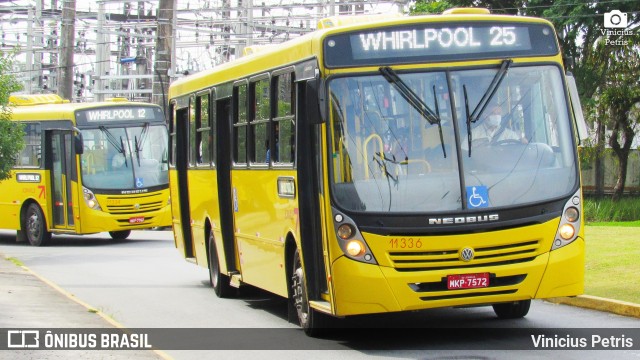 Gidion Transporte e Turismo 11336 na cidade de Joinville, Santa Catarina, Brasil, por Vinicius Petris. Número da foto: #7829752.