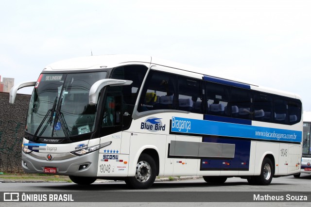 Auto Viação Bragança 19048 na cidade de São Paulo, São Paulo, Brasil, por Matheus Souza. Número da foto: #7831540.