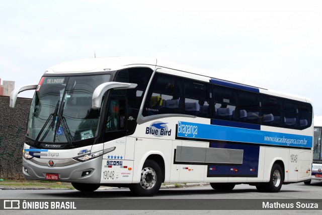 Auto Viação Bragança 19048 na cidade de São Paulo, São Paulo, Brasil, por Matheus Souza. ID da foto: 7831540.