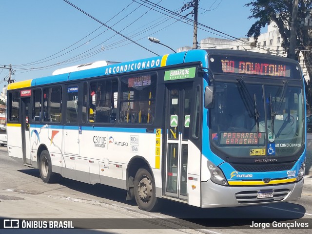 Transportes Futuro C30109 na cidade de Rio de Janeiro, Rio de Janeiro, Brasil, por Jorge Gonçalves. ID da foto: 7828782.