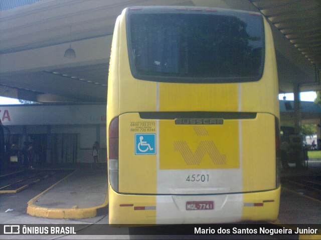 Viação Itapemirim 45501 na cidade de Salvador, Bahia, Brasil, por Mario dos Santos Nogueira Junior. Número da foto: #7831164.