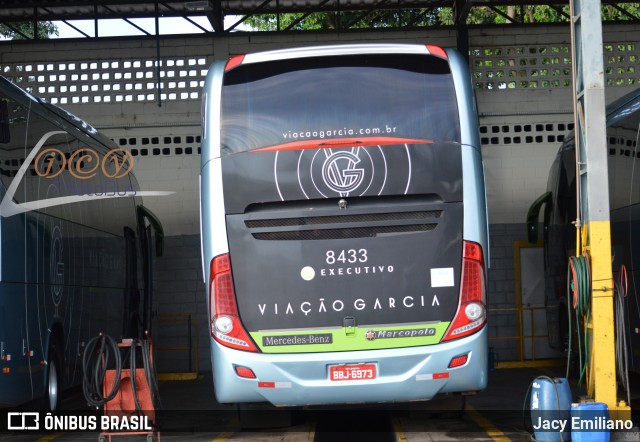 Viação Garcia 8433 na cidade de Campinas, São Paulo, Brasil, por Jacy Emiliano. Número da foto: #7829076.