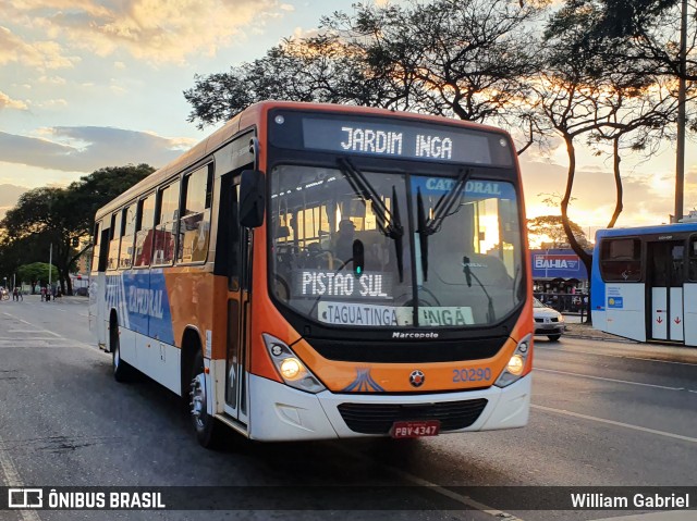Advance Catedral Transportes 20290 na cidade de Taguatinga, Distrito Federal, Brasil, por William Gabriel. Número da foto: #7829817.