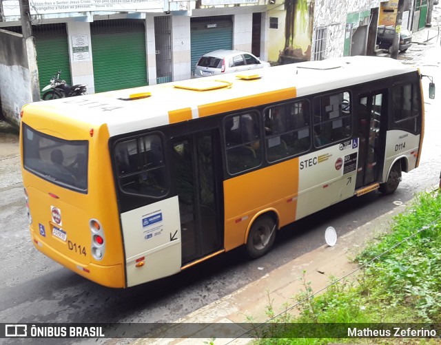 STEC - Subsistema de Transporte Especial Complementar D114 na cidade de Salvador, Bahia, Brasil, por Matheus Zeferino. Número da foto: #7829218.