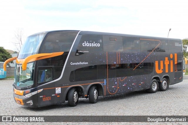 UTIL - União Transporte Interestadual de Luxo 18101 na cidade de Juiz de Fora, Minas Gerais, Brasil, por Douglas Paternezi. Número da foto: #7831190.