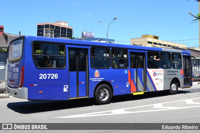 Auto Viação Urubupungá 20.726 na cidade de Osasco, São Paulo, Brasil, por Eduardo Ribeiro. Número da foto: #7831245.