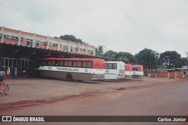Transbrasiliana Transportes e Turismo 3751 na cidade de Gurupi, Tocantins, Brasil, por Carlos Júnior. Número da foto: #7830332.