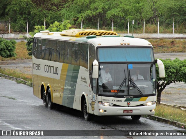 Empresa Gontijo de Transportes 17205 na cidade de Aracaju, Sergipe, Brasil, por Rafael Rodrigues Forencio. ID da foto: 7833076.