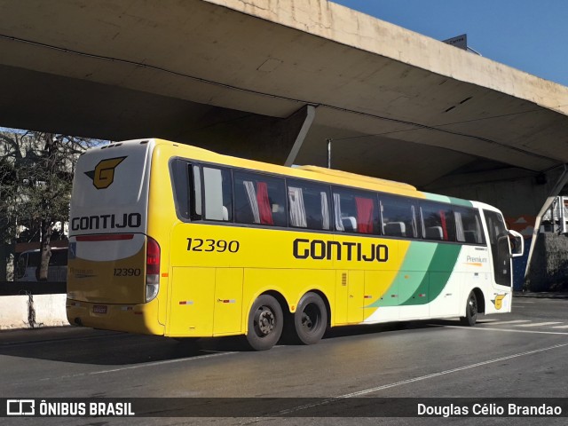 Empresa Gontijo de Transportes 12390 na cidade de Belo Horizonte, Minas Gerais, Brasil, por Douglas Célio Brandao. ID da foto: 7833842.