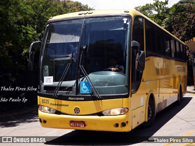 Viação Itapemirim 8535 na cidade de São Paulo, São Paulo, Brasil, por Thales Pires Silva. ID da foto: 7832852.