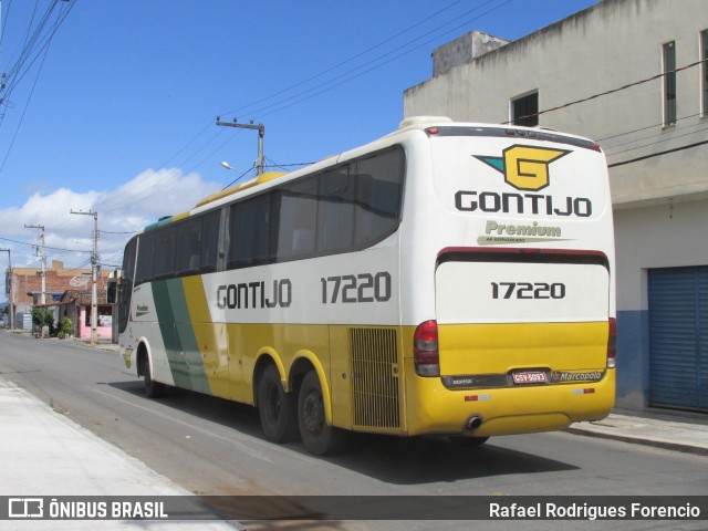 Empresa Gontijo de Transportes 17220 na cidade de Itabaiana, Sergipe, Brasil, por Rafael Rodrigues Forencio. ID da foto: 7833090.