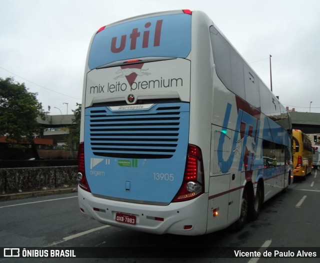 UTIL - União Transporte Interestadual de Luxo 13905 na cidade de Belo Horizonte, Minas Gerais, Brasil, por Vicente de Paulo Alves. Número da foto: #7832007.