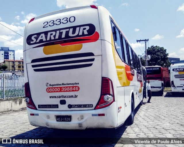 Saritur - Santa Rita Transporte Urbano e Rodoviário 23330 na cidade de Divinópolis, Minas Gerais, Brasil, por Vicente de Paulo Alves. Número da foto: #7832073.