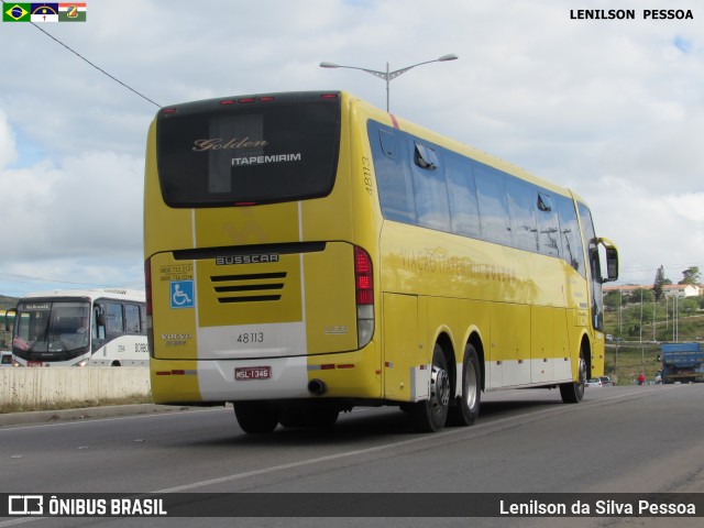 Viação Itapemirim 48113 na cidade de Caruaru, Pernambuco, Brasil, por Lenilson da Silva Pessoa. Número da foto: #7834033.