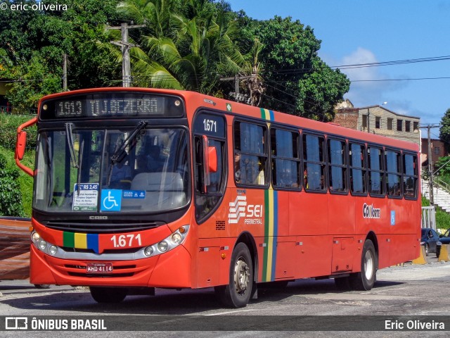 Itamaracá Transportes 1.671 na cidade de Olinda, Pernambuco, Brasil, por Eric Oliveira. ID da foto: 7834392.