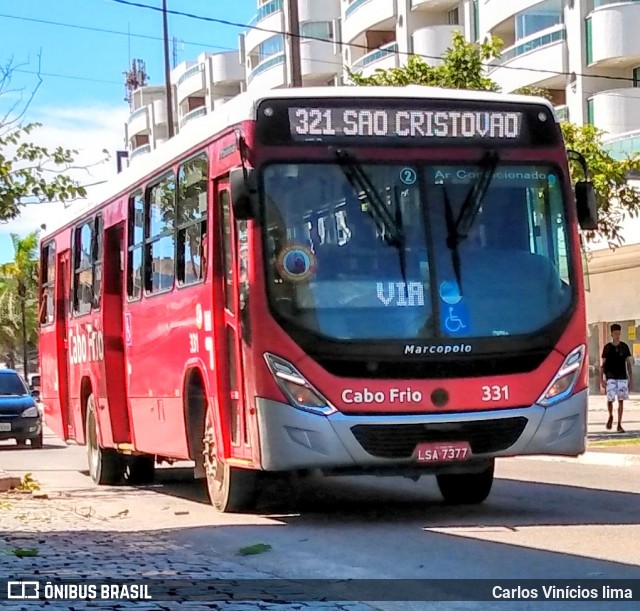 Auto Viação Salineira 331 na cidade de Cabo Frio, Rio de Janeiro, Brasil, por Carlos Vinícios lima. Número da foto: #7832028.