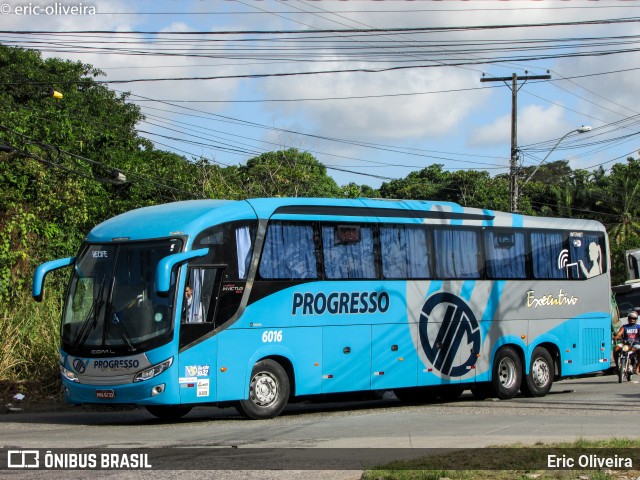 Auto Viação Progresso 6016 na cidade de Recife, Pernambuco, Brasil, por Eric Oliveira. ID da foto: 7833942.