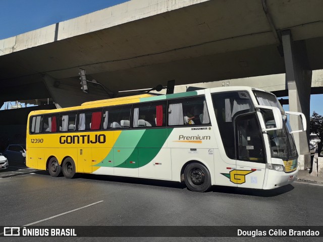 Empresa Gontijo de Transportes 12390 na cidade de Belo Horizonte, Minas Gerais, Brasil, por Douglas Célio Brandao. ID da foto: 7833837.