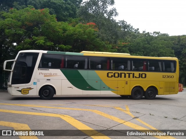 Empresa Gontijo de Transportes 12360 na cidade de São Paulo, São Paulo, Brasil, por Edinilson Henrique Ferreira. ID da foto: 7833135.