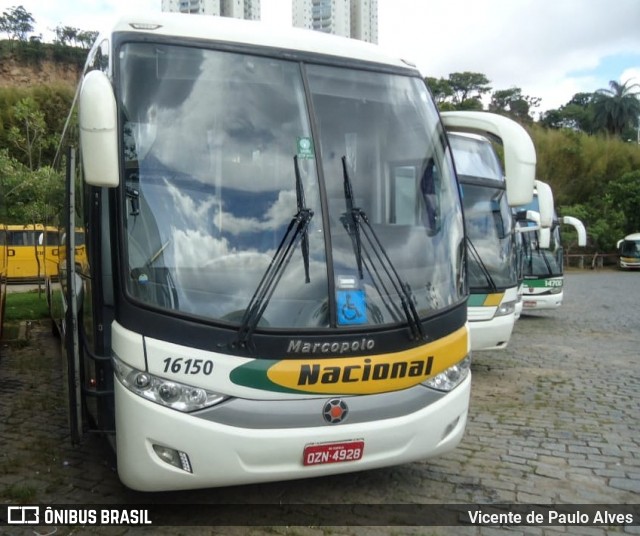 Viação Nacional 16150 na cidade de Belo Horizonte, Minas Gerais, Brasil, por Vicente de Paulo Alves. ID da foto: 7832024.