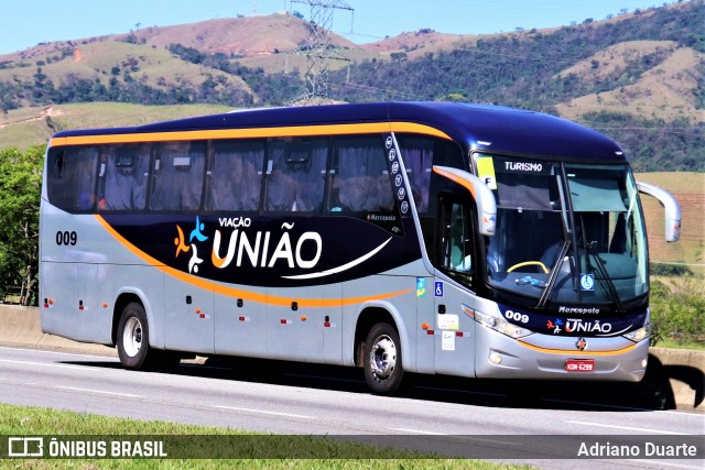 Viação União 009 na cidade de Roseira, São Paulo, Brasil, por Adriano Duarte. Número da foto: #7833928.