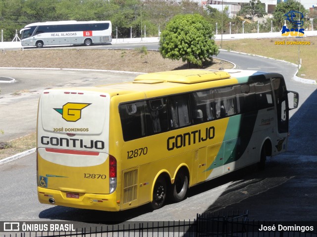 Empresa Gontijo de Transportes 12870 na cidade de Aracaju, Sergipe, Brasil, por José Domingos. ID da foto: 7837430.