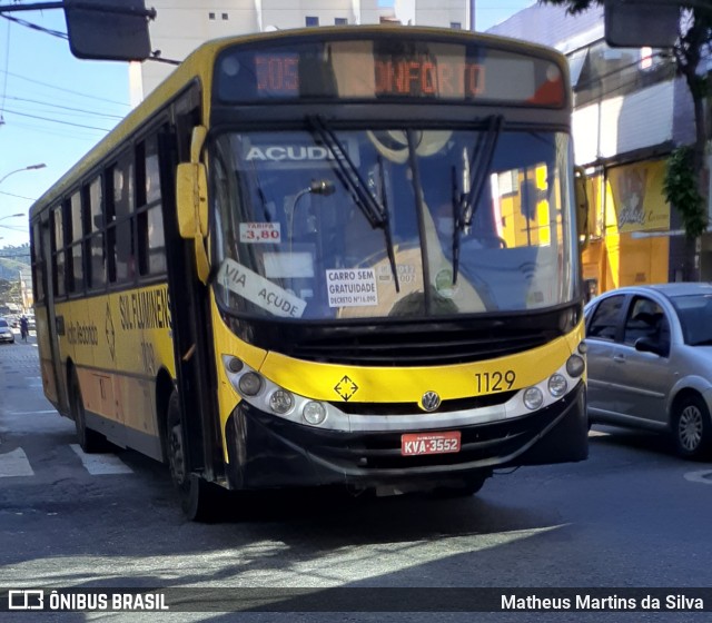 Viação Sul Fluminense 1129 na cidade de Volta Redonda, Rio de Janeiro, Brasil, por Matheus Martins da Silva. ID da foto: 7835167.