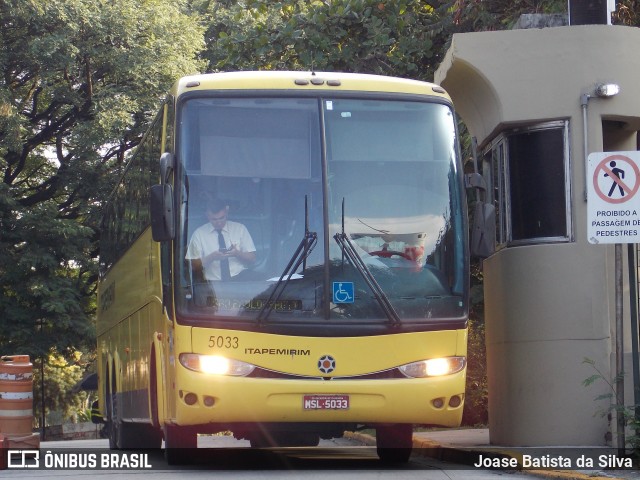 Viação Itapemirim 5033 na cidade de São Paulo, São Paulo, Brasil, por Joase Batista da Silva. Número da foto: #7837567.