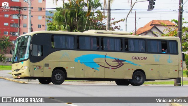 Gidion Transporte e Turismo 20401 na cidade de Joinville, Santa Catarina, Brasil, por Vinicius Petris. Número da foto: #7836633.
