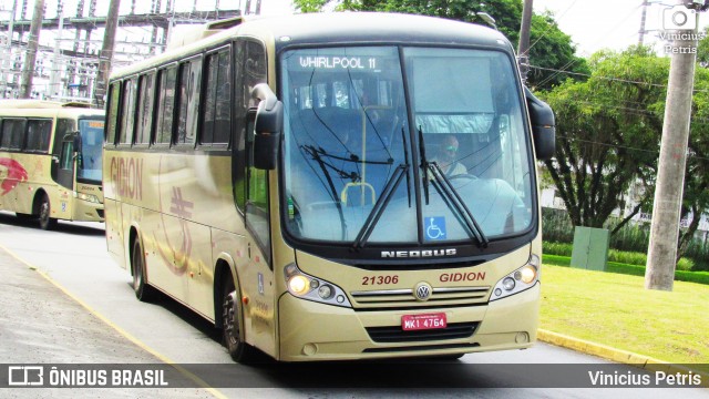 Gidion Transporte e Turismo 21306 na cidade de Joinville, Santa Catarina, Brasil, por Vinicius Petris. ID da foto: 7836653.