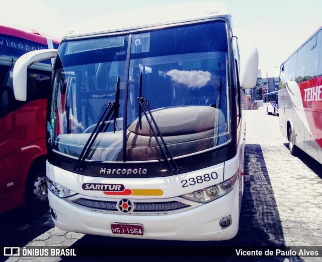 Saritur - Santa Rita Transporte Urbano e Rodoviário 23880 na cidade de Divinópolis, Minas Gerais, Brasil, por Vicente de Paulo Alves. ID da foto: 7835245.