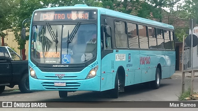 Empresa de Transporte Coletivo Viamão 8352 na cidade de Viamão, Rio Grande do Sul, Brasil, por Max Ramos. ID da foto: 7834950.