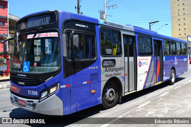 Viação Osasco 21.599 na cidade de Osasco, São Paulo, Brasil, por Eduardo Ribeiro. ID da foto: 7836742.