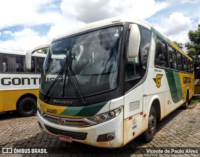 Empresa Gontijo de Transportes 3220 na cidade de Belo Horizonte, Minas Gerais, Brasil, por Vicente de Paulo Alves. ID da foto: 7835202.