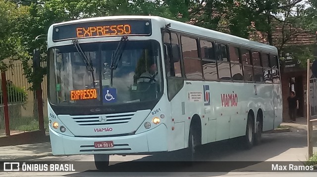 Empresa de Transporte Coletivo Viamão 8261 na cidade de Viamão, Rio Grande do Sul, Brasil, por Max Ramos. ID da foto: 7834936.