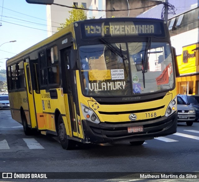 Viação Sul Fluminense 1168 na cidade de Volta Redonda, Rio de Janeiro, Brasil, por Matheus Martins da Silva. Número da foto: #7835183.