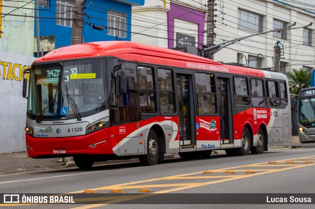 Himalaia Transportes > Ambiental Transportes Urbanos 4 1520 na cidade de São Paulo, São Paulo, Brasil, por Lucas Sousa. ID da foto: 7837824.