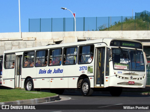 Transportes Dois de Julho 3570 na cidade de Salvador, Bahia, Brasil, por Willian Pontual. ID da foto: 7836258.