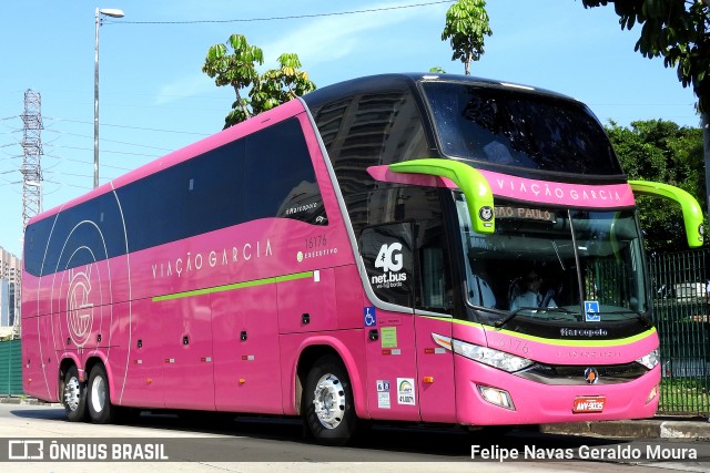 Viação Garcia 16176 na cidade de São Paulo, São Paulo, Brasil, por Felipe Navas Geraldo Moura . Número da foto: #7838219.