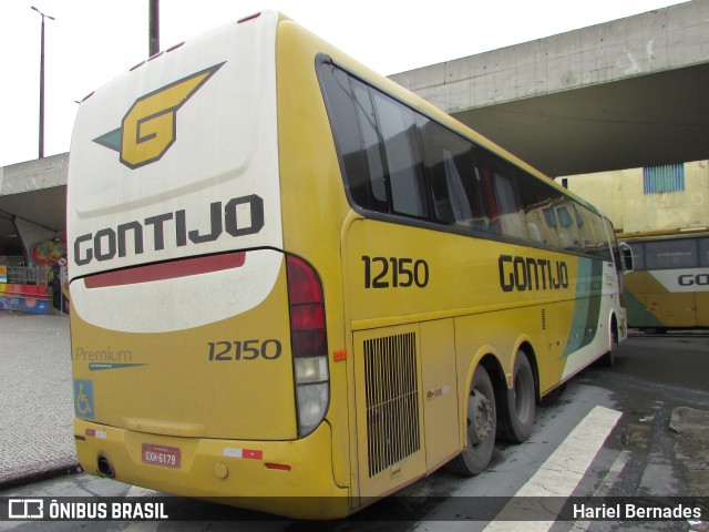 Empresa Gontijo de Transportes 12150 na cidade de Belo Horizonte, Minas Gerais, Brasil, por Hariel Bernades. ID da foto: 7839543.