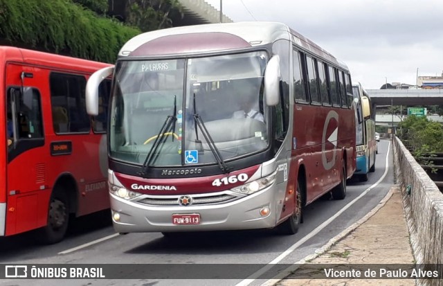 Expresso Gardenia 4160 na cidade de Belo Horizonte, Minas Gerais, Brasil, por Vicente de Paulo Alves. ID da foto: 7837991.