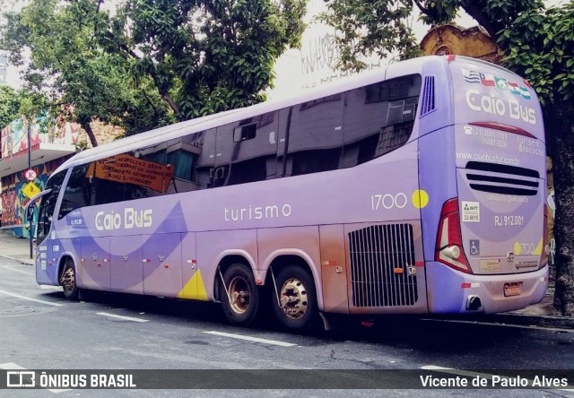 Caio Bus 1700 na cidade de Belo Horizonte, Minas Gerais, Brasil, por Vicente de Paulo Alves. ID da foto: 7837956.