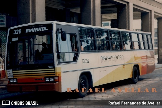 Transportes Paranapuan 10092 na cidade de Rio de Janeiro, Rio de Janeiro, Brasil, por Rafael Fernandes de Avellar. ID da foto: 7838770.