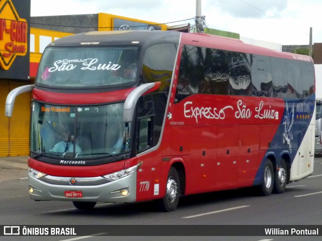 Expresso São Luiz 7770 na cidade de Feira de Santana, Bahia, Brasil, por Willian Pontual. ID da foto: 7838832.