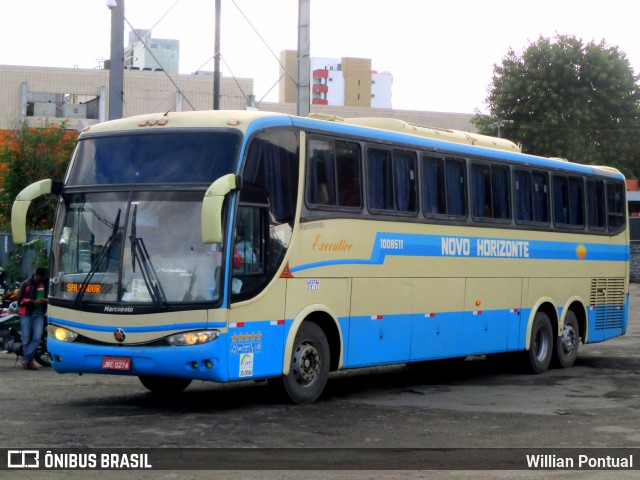 Viação Novo Horizonte 1008511 na cidade de Feira de Santana, Bahia, Brasil, por Willian Pontual. Número da foto: #7838845.